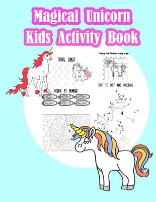 Book cover for Magical Unicorn Kids Activity Book