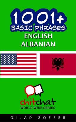 Book cover for 1001+ Basic Phrases English - Albanian