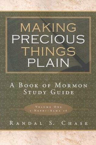 Cover of Making Precious Things Plain