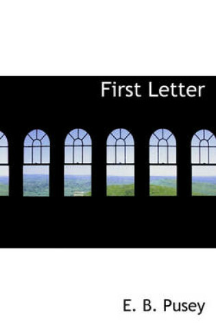 Cover of First Letter