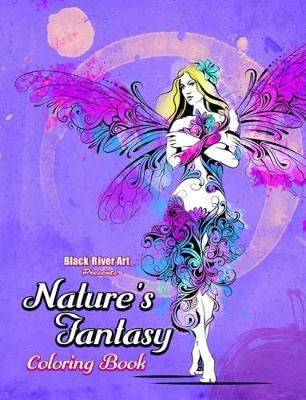 Book cover for Nature's Fantasy Coloring Book