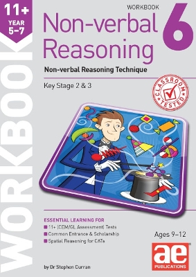 Book cover for 11+ Non-verbal Reasoning Year 5-7 Workbook 6