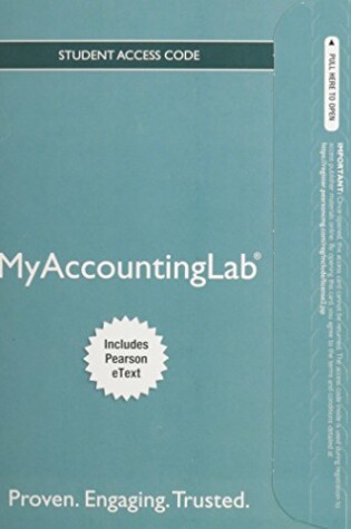 Cover of NEW MyAccountingLab with Pearson eText -- Access Card -- for PH's Federal Taxation 2014 Comprehensive