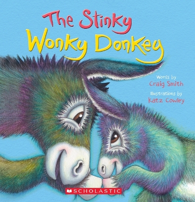 Book cover for The Stinky Wonky Donkey (a Wonky Donkey Book)