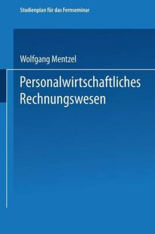 Cover of Personalwirtschaftliches Rechnungswesen