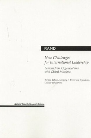 Cover of New Challenges for International Leadership