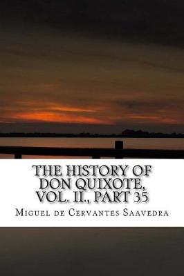 Book cover for The History of Don Quixote, Vol. II., Part 35