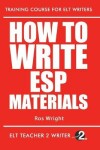 Book cover for How To Write ESP Materials