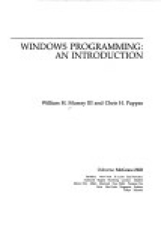 Cover of Windows Programming