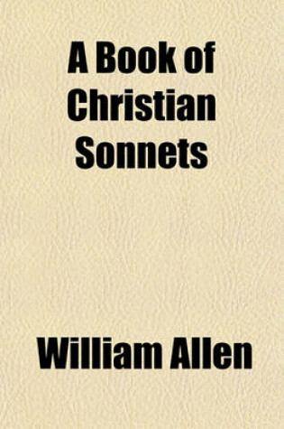 Cover of A Book of Christian Sonnets