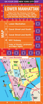 Book cover for Lower Manhattan New York City Map