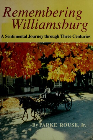 Cover of Remembering Williamsburg