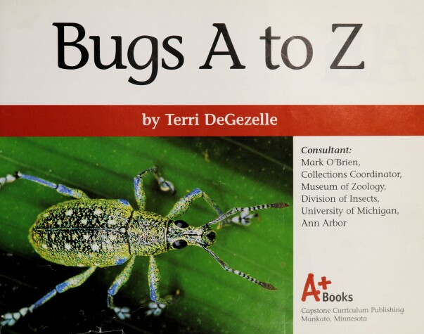 Book cover for Bugs A to Z