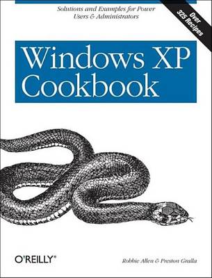 Book cover for Windows XP Cookbook