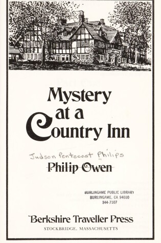 Cover of Mystery at a Country Inn