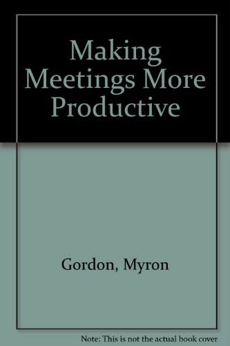 Book cover for Making Meetings More Productive