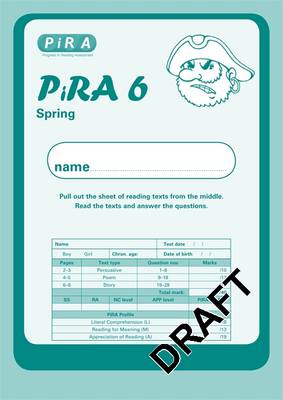 Cover of Progress in Reading Assessment Test 6, Spring Pk10