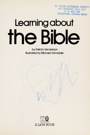 Cover of Learning About the Bible
