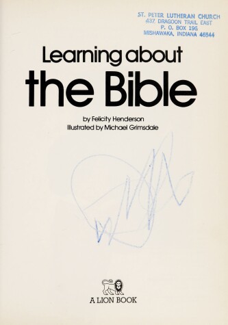 Book cover for Learning About the Bible