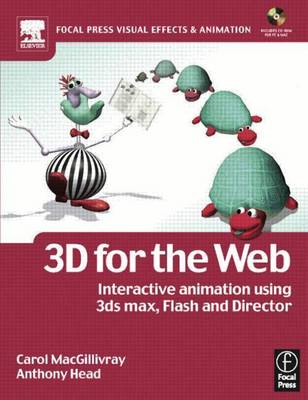 Book cover for 3D for the Web: Interactive 3D Animation Using 3ds Max, Flash and Director