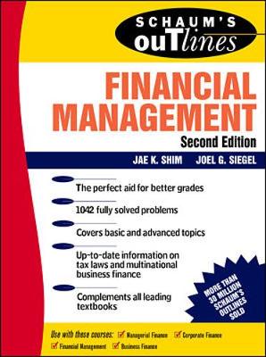 Cover of Schaum's Outline of Financial Management