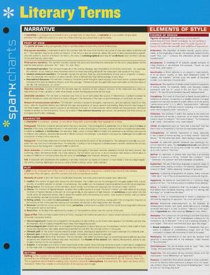 Book cover for Literary Terms SparkCharts