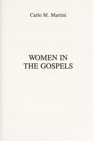 Cover of Women in the Gospels