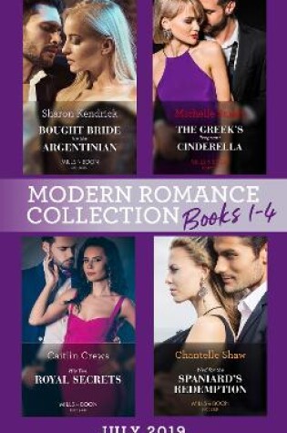 Cover of Modern Romance July 2019 Books 1-4