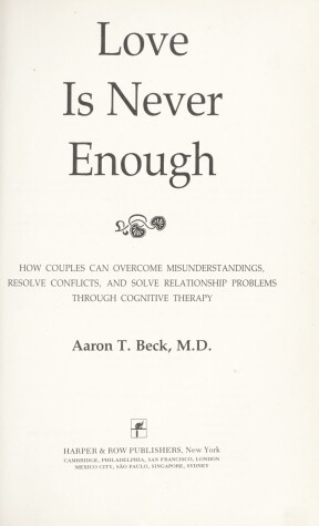 Book cover for Love is Never Enough