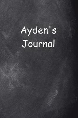 Book cover for Ayden Personalized Name Journal Custom Name Gift Idea Ayden