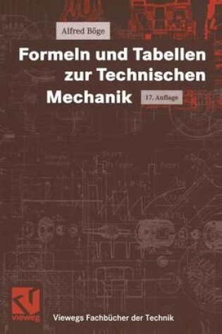 Cover of Formeln Und Tabellen Zur Technischen Mechanik