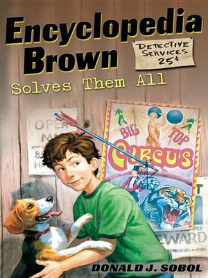 Book cover for Encyclopedia Brown Solves Them All