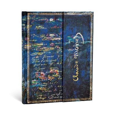 Book cover for Monet, Water Lilies (Embellished Manuscripts Collection) Ultra Lined Journal