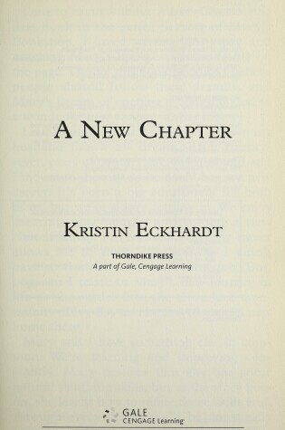 Cover of A New Chapter