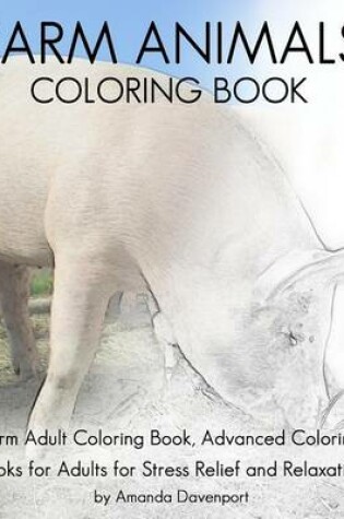 Cover of Farm Animals Coloring Book