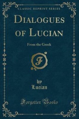 Cover of Dialogues of Lucian