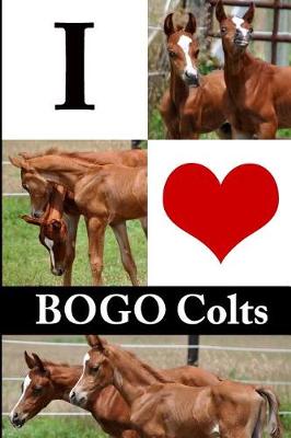 Book cover for I Love BOGO Colts Journal (foal pictures)