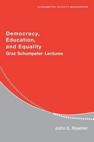 Cover of Democracy, Education, and Equality