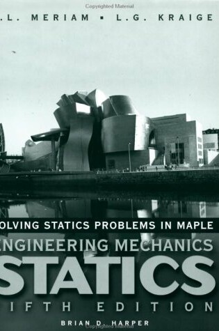 Cover of Solving Statics Problems in Maple