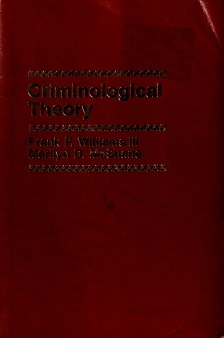 Cover of Criminological Theory