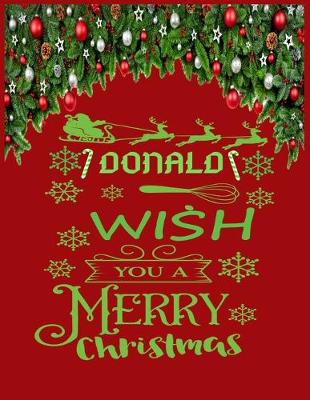 Book cover for DONALD wish you a merry christmas