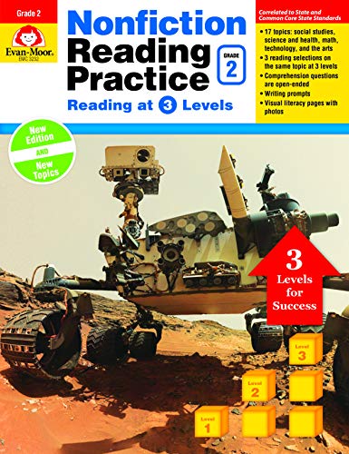 Book cover for Nonfiction Reading Practice, Grade 2