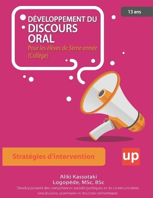 Book cover for DÉVELOPPEMENT DU DISCOURS ORAL Pour les élèves de 5ème année (Collège)