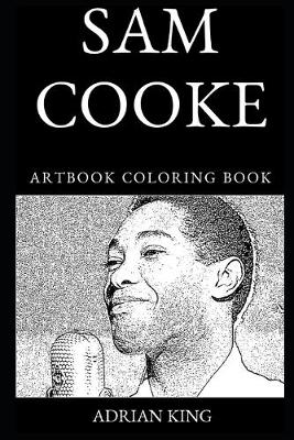 Book cover for Sam Cooke Artbook Coloring Book