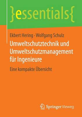 Book cover for Umweltschutztechnik Und Umweltschutzmanagement Fur Ingenieure