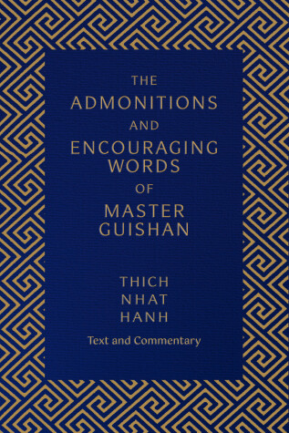 Book cover for The Admonitions and Encouraging Words of Master Guishan