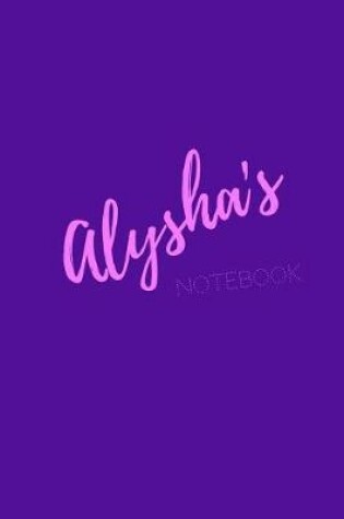 Cover of Alysha's Notebook