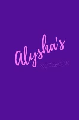 Book cover for Alysha's Notebook