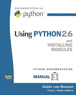 Book cover for Using Python 2.6