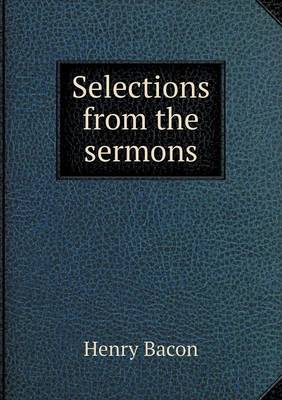 Book cover for Selections from the sermons